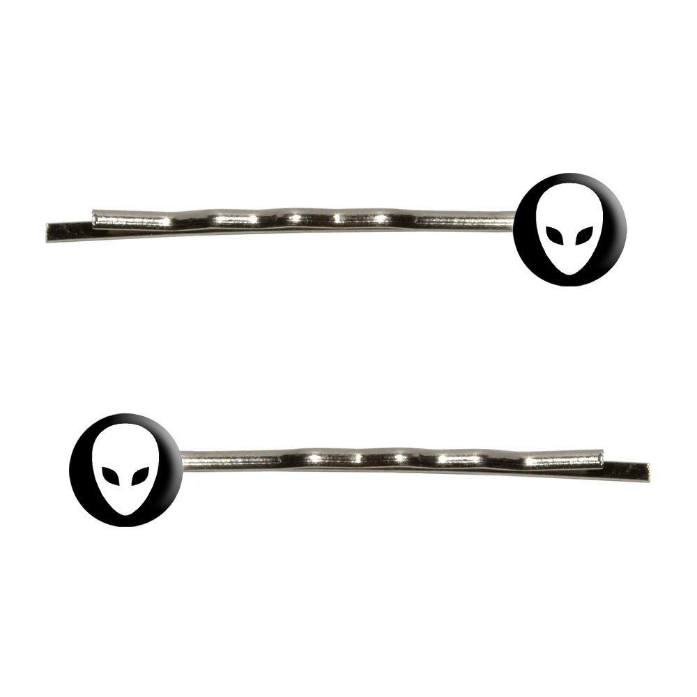 Alien Bobby Pins for Women - 12 Pack Hair Barrettes Clips for Styling, Thin Hair, Updos - Perfect for Parties, Weddings & Everyday Use