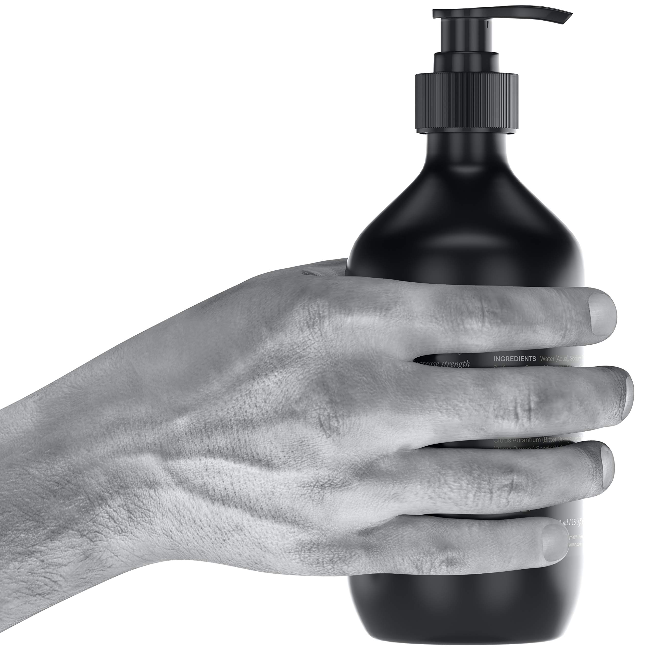 Beau Brummell Sulfate-Free Keratin & Collagen Shampoo for Men - Low Foam Daily Hair Strengthening Formula - 16.9 oz Made in USA - Ideal for Gym, Travel & Sensitive Scalp Care