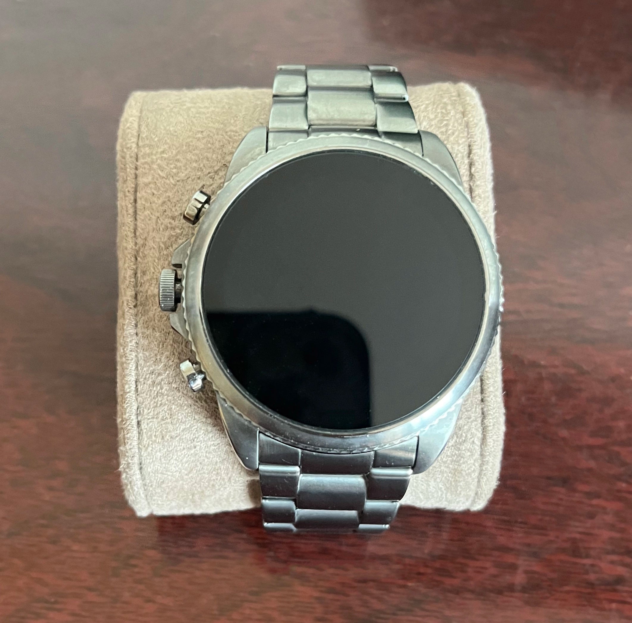 Classic Green Leather Travel Watch Case with 3 Slots - Perfect for Business Trips, Vacations & Watch Collection Storage