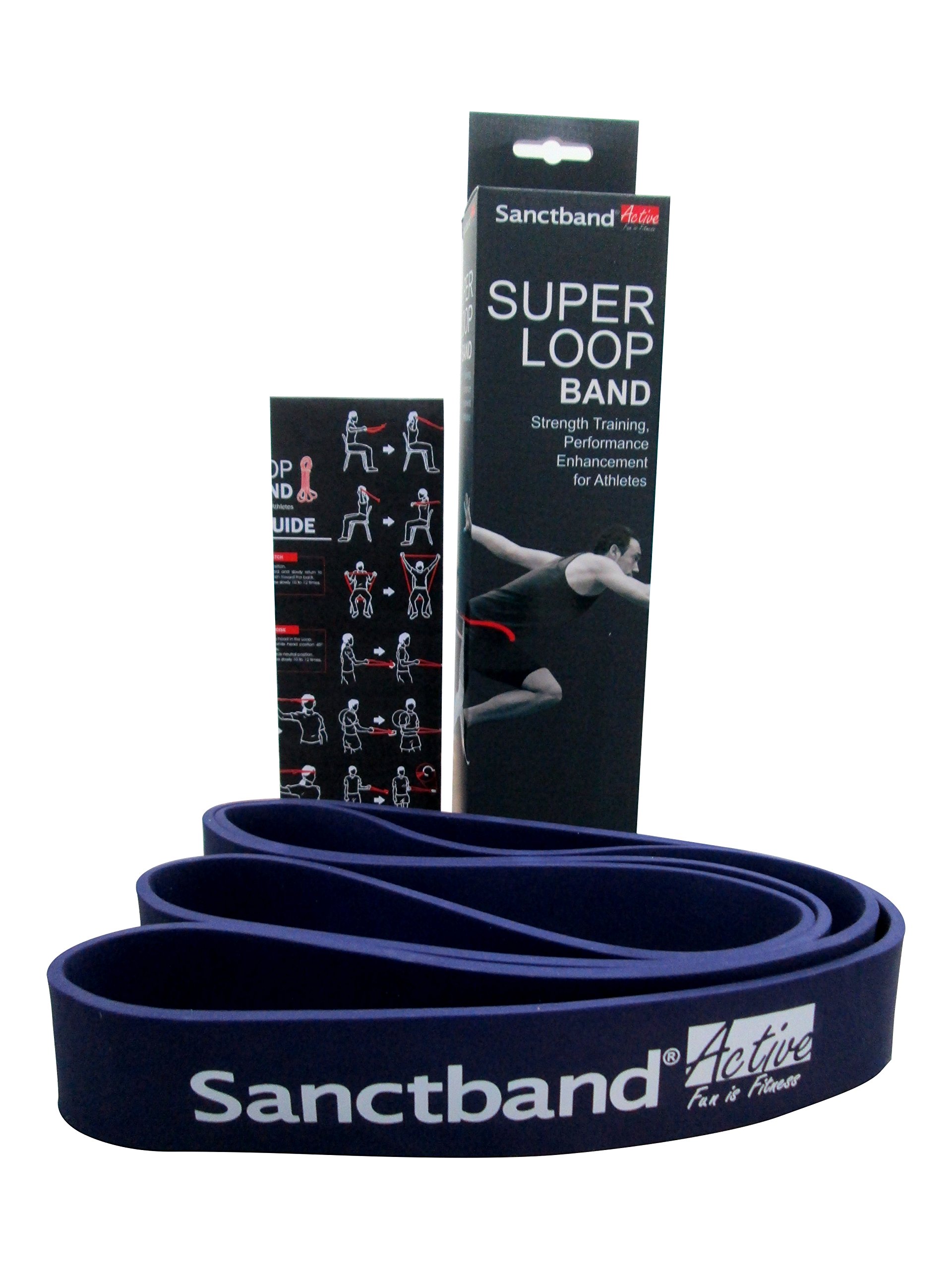Premium Active Super Loop Resistance Band - Heavy Duty Pull Up Assist Bands for Home Workouts, Strength Training, Yoga & Physical Therapy - Ideal for Fitness, Rehabilitation & Mobility Exercises