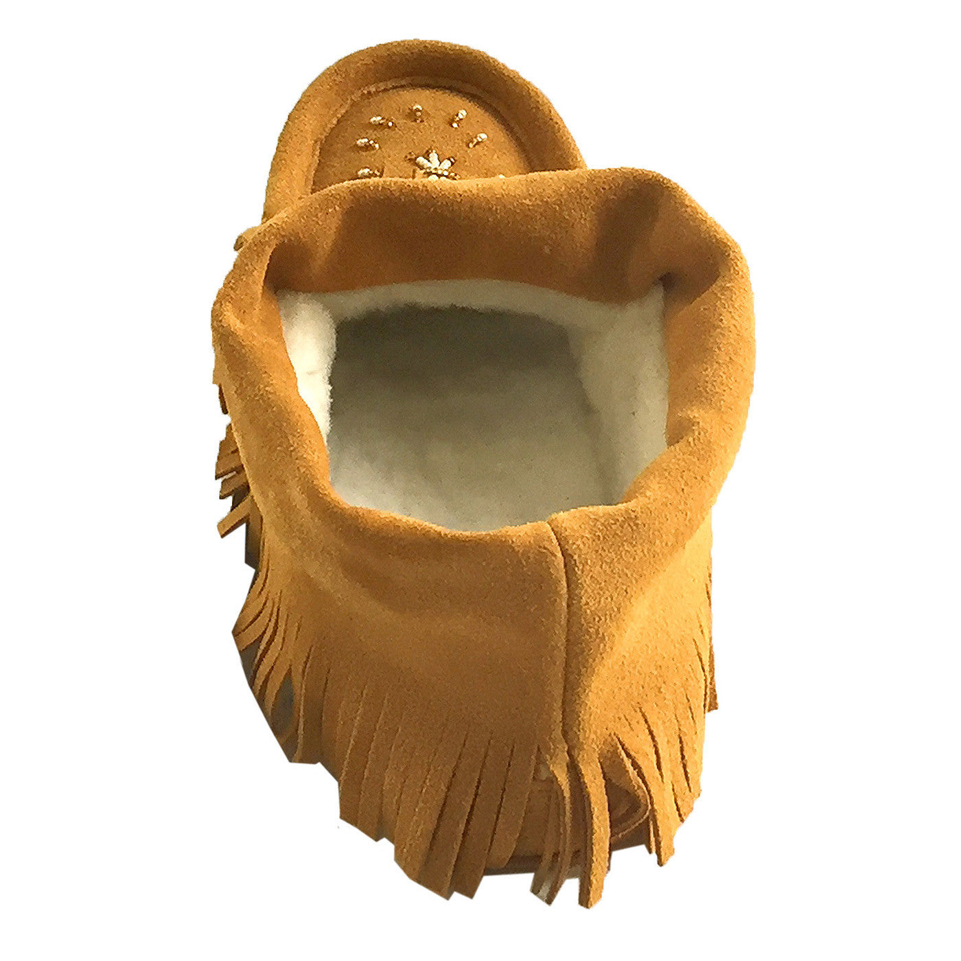 Women's Soft Sole Suede Beaded Moccasins with Fringe - Comfortable Bohemian Style Slip-On Shoes for Casual Wear, Home, and Outdoor Activities
