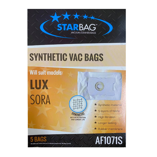 StarBag AF1071S Vacuum Cleaner Bags - Compatible with [Brand] Models | HEPA Filter Replacement for Dust & Allergen Removal | Ideal for Home Cleaning & Pet Hair Pickup