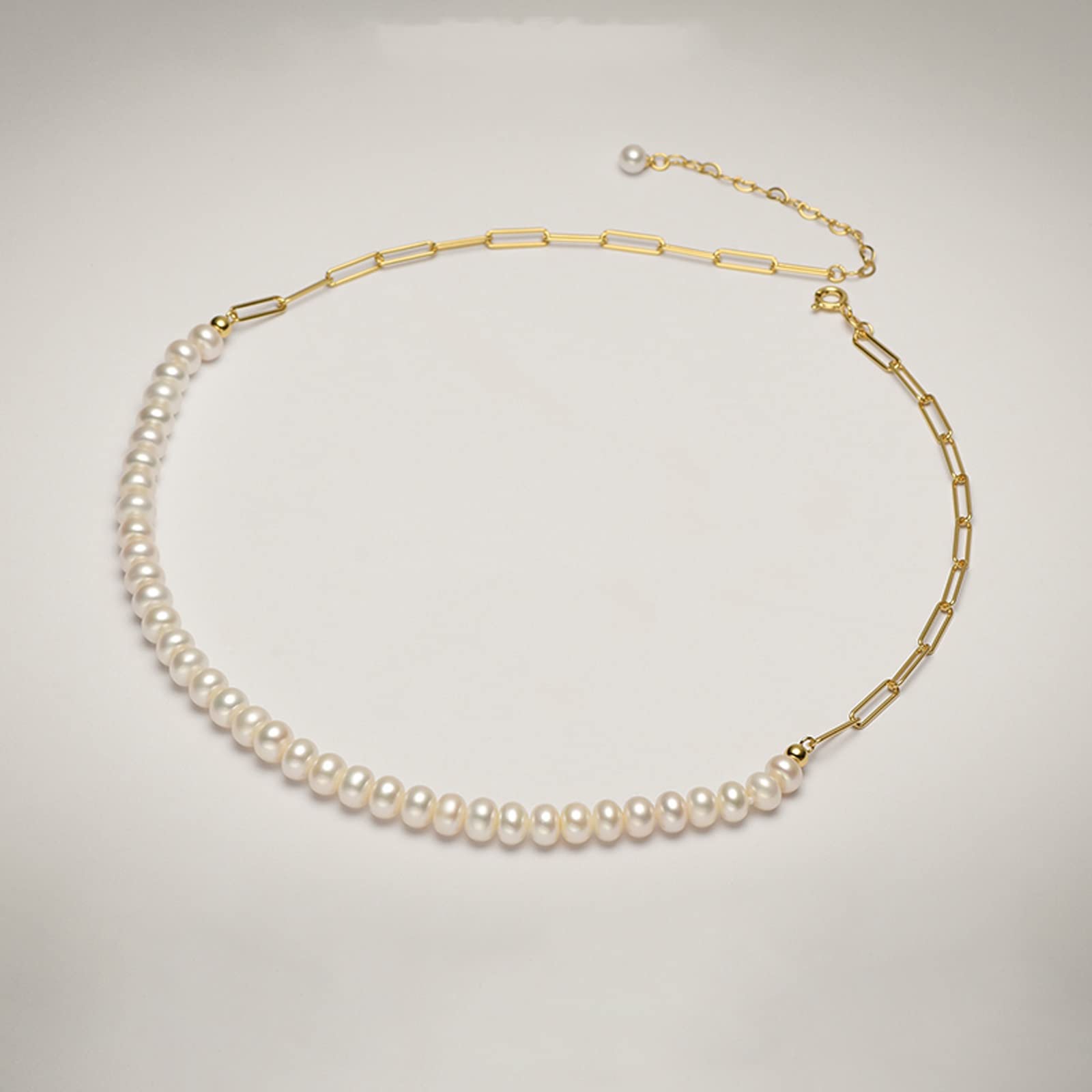 Elegant 6-7mm Freshwater Pearl Necklace for Women | Fashionable Pearl Jewelry Gift | Perfect for Weddings, Parties & Everyday Wear