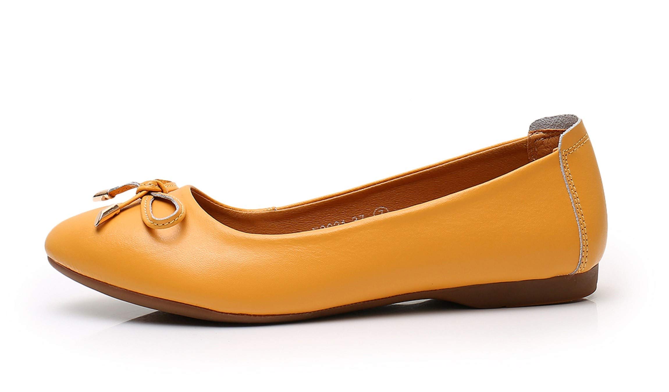 VenusCelia Women's Ballet Flats with Bowknot - Comfortable Dance Shoes for Ballerinas, Casual Wear & Wedding Bridesmaids
