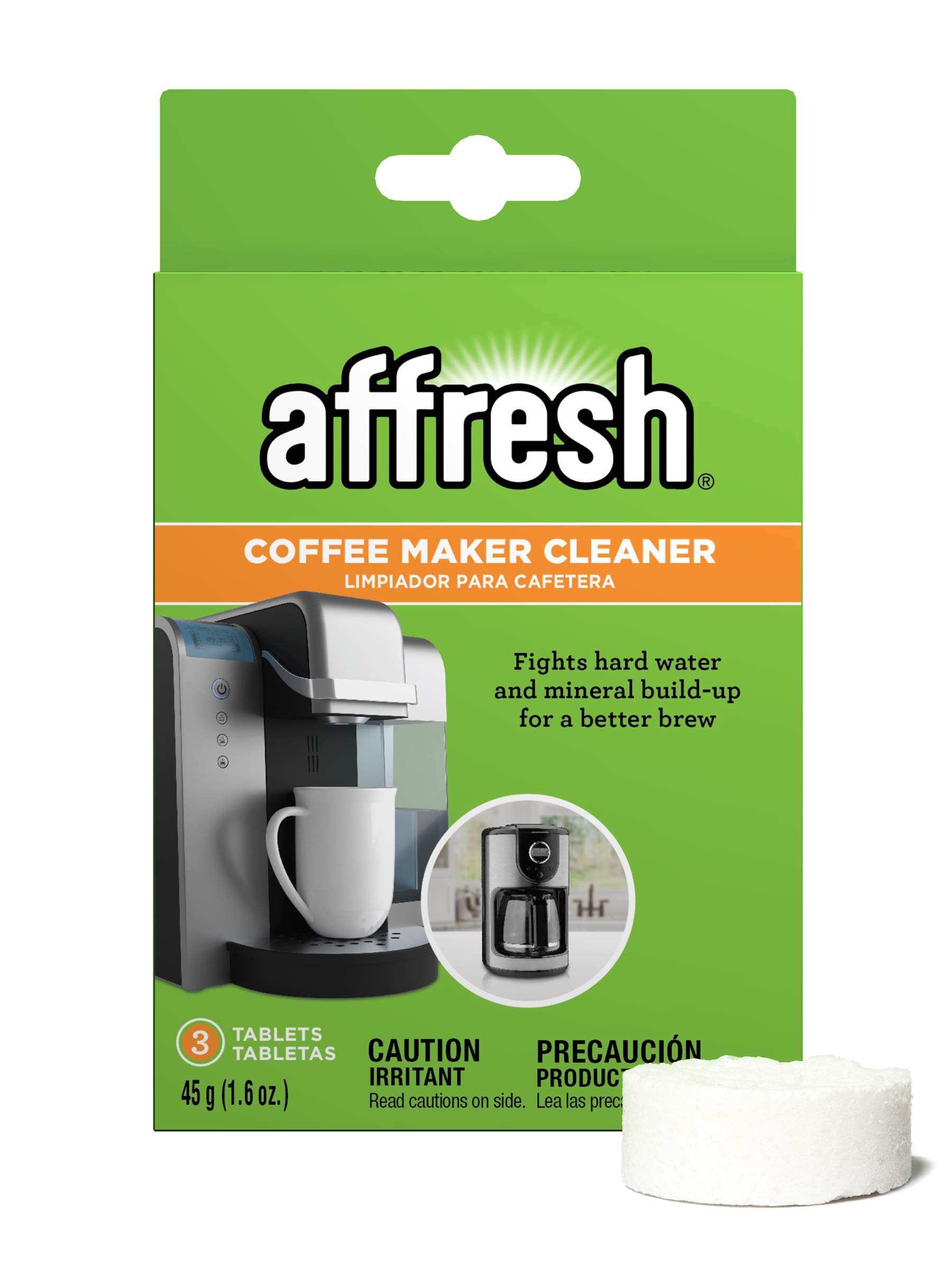 Affresh Dishwasher and Coffee Maker Cleaning Tablets | 6-Pack Dishwasher Cleaner + 3-Pack Coffee Machine Descaler | Deep Clean & Remove Buildup for Sparkling Dishes & Fresh Coffee