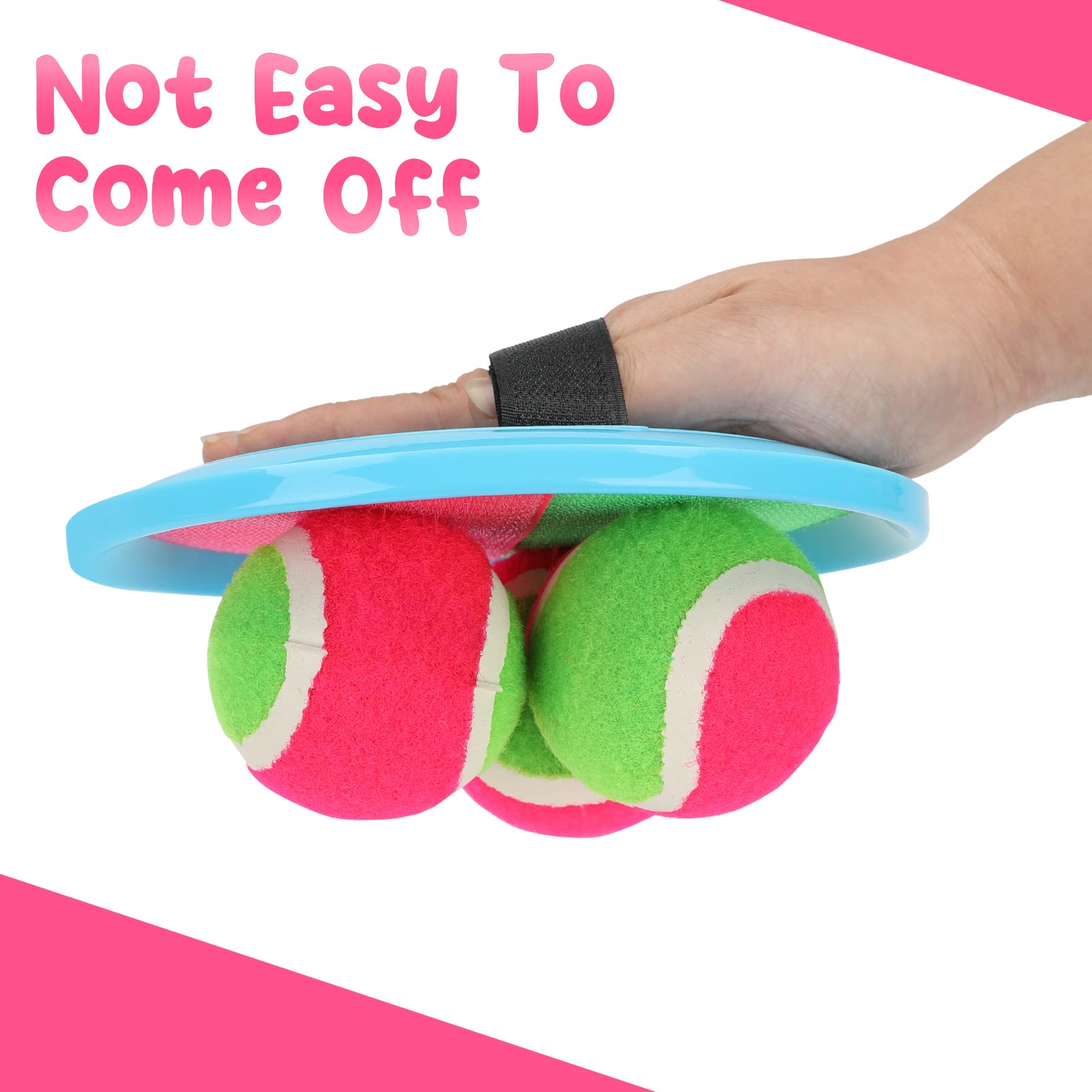 Toss and Catch Ball Game Set for Kids Ages 4-8 | Outdoor & Beach Games Toys | Playground Balls & Summer Fun Activities | Perfect Christmas & Birthday Gifts for Kids | Ideal for Backyard, Park, and Beach Play