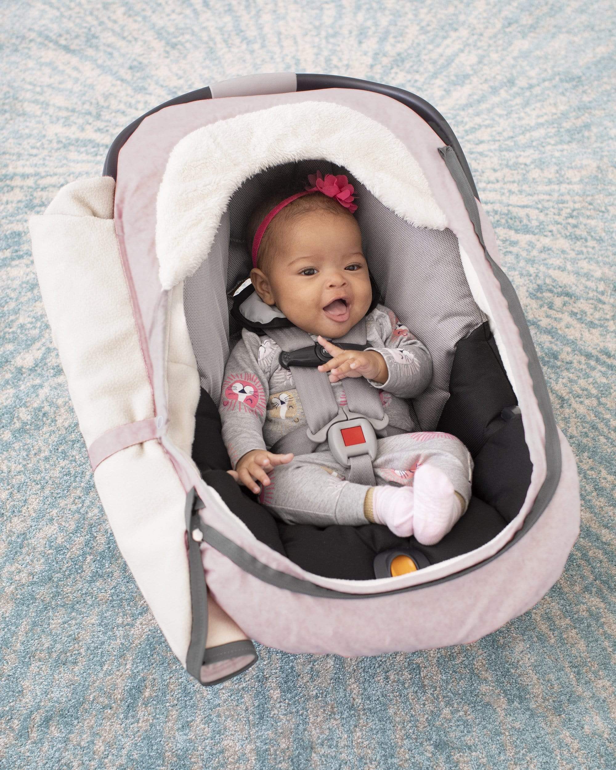 Skip Hop Stroll & Go Car Seat Cover - Waterproof & Universal Fit for Baby Strollers - Perfect for Travel, Shopping & Outdoor Adventures