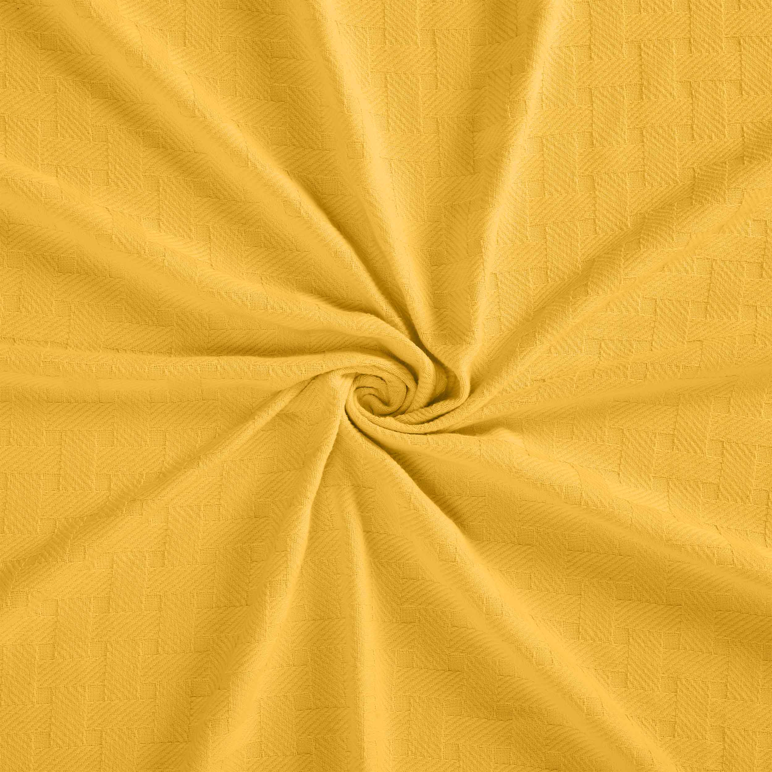 Soft Basketweave All-Season Cotton Bed Blanket & Sofa Throw - Lightweight Breathable Blanket for Bedroom, Living Room, Travel and Outdoor Use
