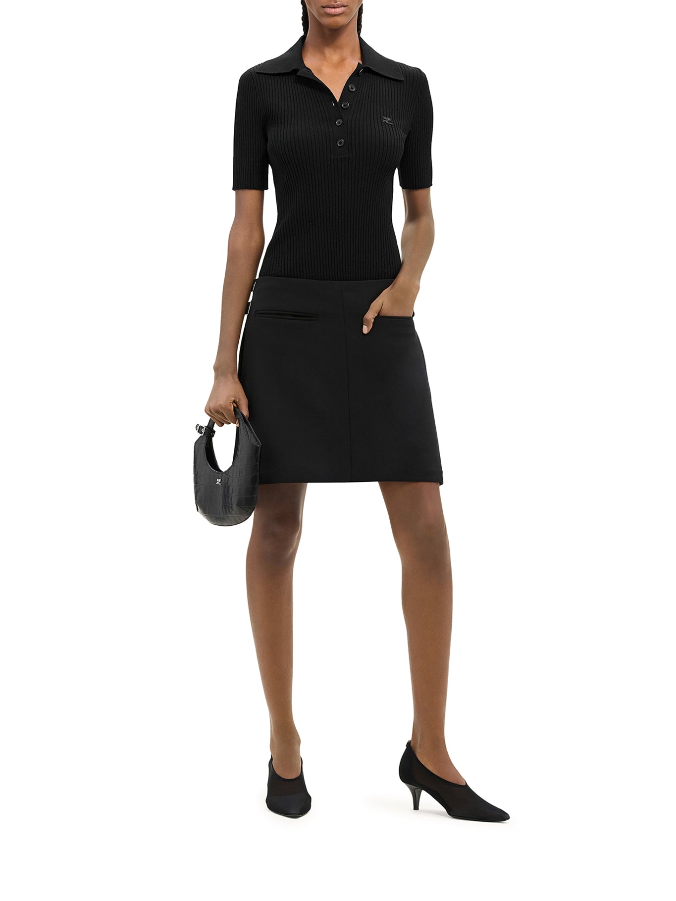 Iconic Rib Knit Polo Shirt for Men - Classic Casual & Business Wear - Perfect for Office, Outings & Smart Casual Events