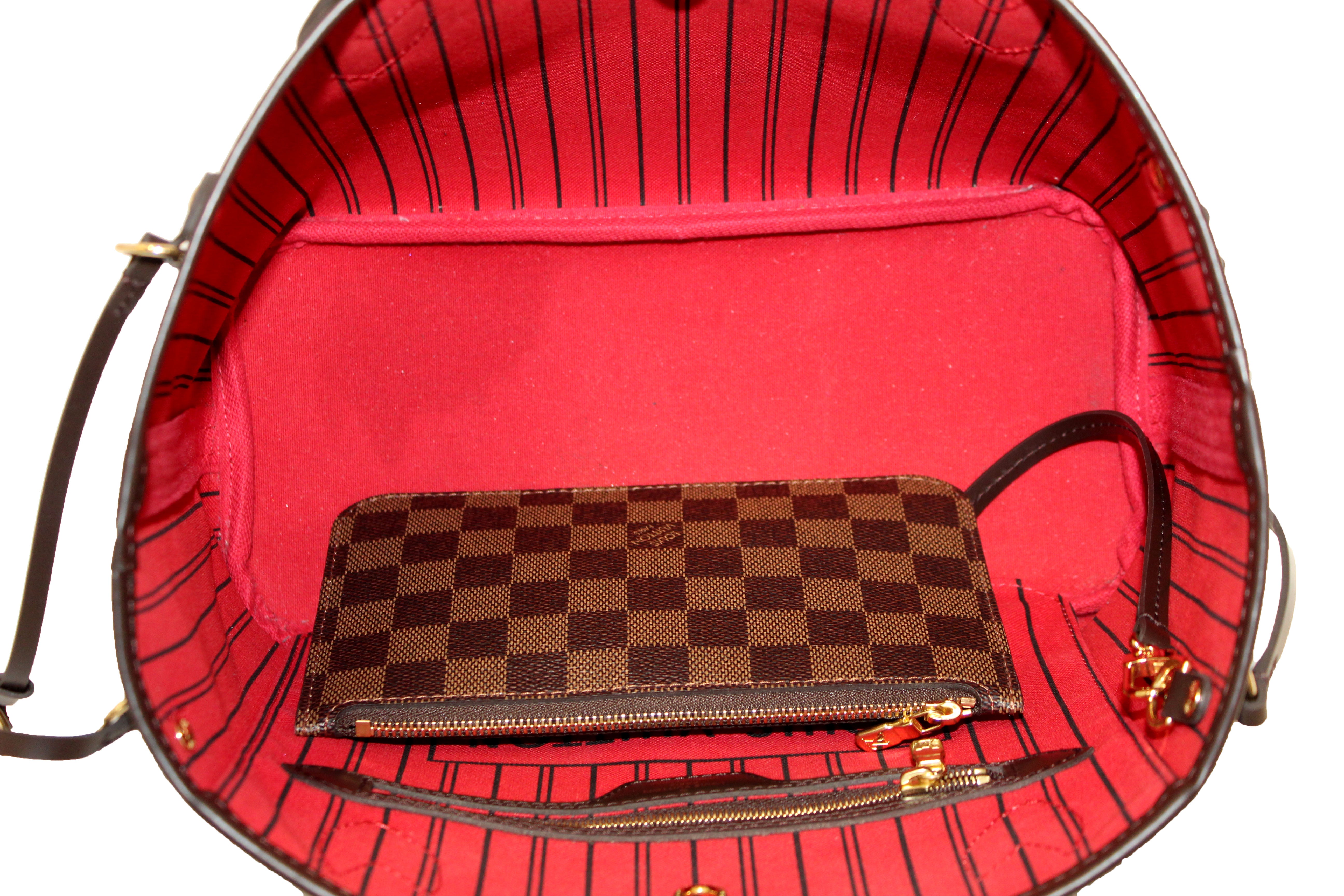 Authentic Louis Vuitton Damier Ebene Canvas Neverfull PM Shoulder Tote Bag - Luxury Handbag for Women, Perfect for Work, Travel & Shopping