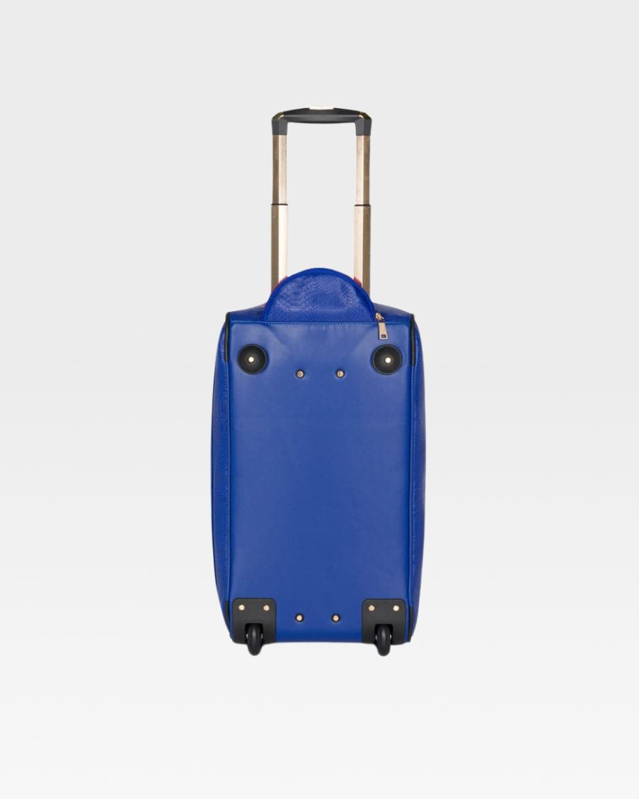 Apollo 1 Rolling Duffle Bag - Royal Blue Travel Luggage with Wheels for Gym, Sports & Weekend Getaways