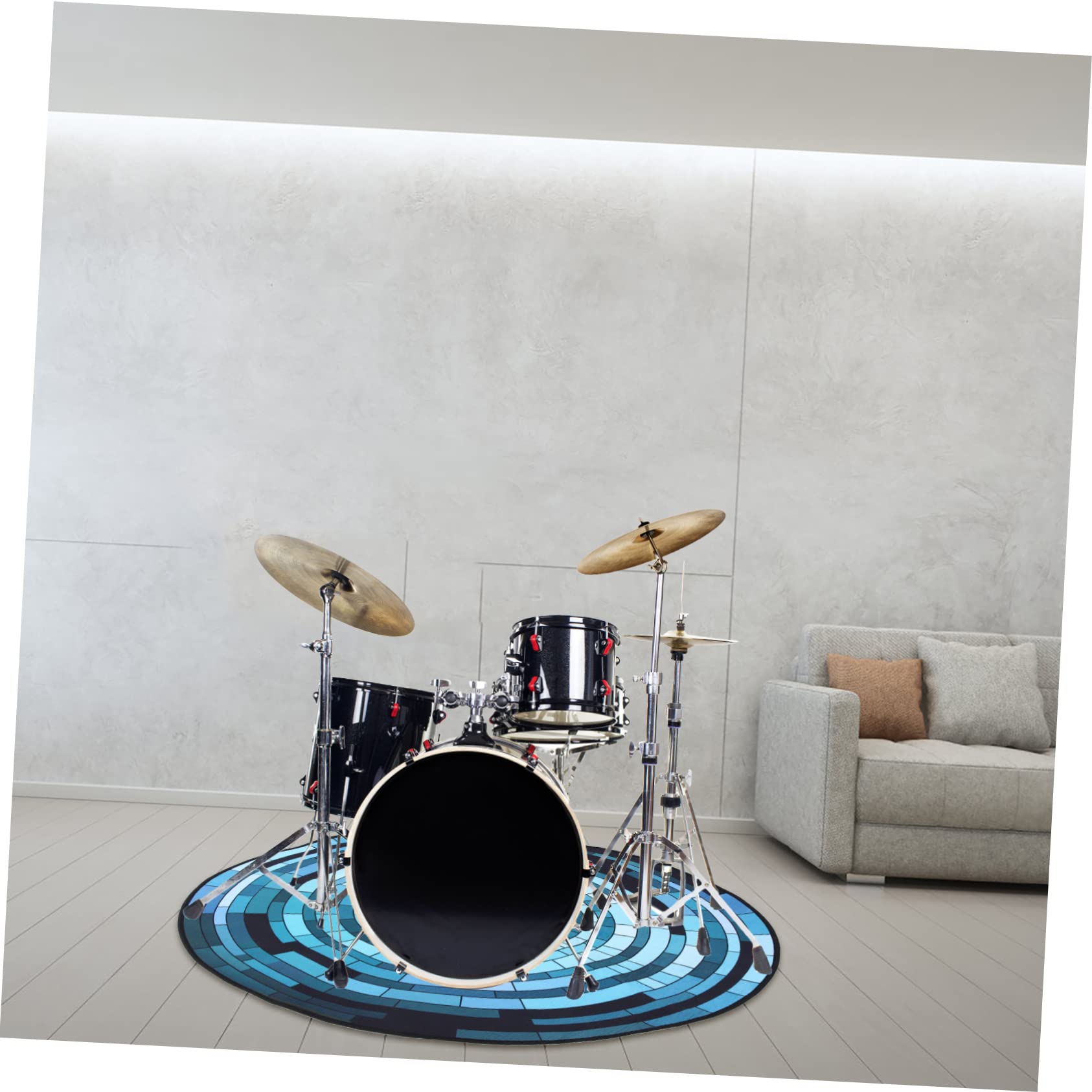 **Cabilock Non-Slip Drum Rug – Soundproof Drum Carpet for Drum Set, Anti-Slip Floor Mat for Musicians – Perfect for Home Studios, Practice Rooms & Live Performances**