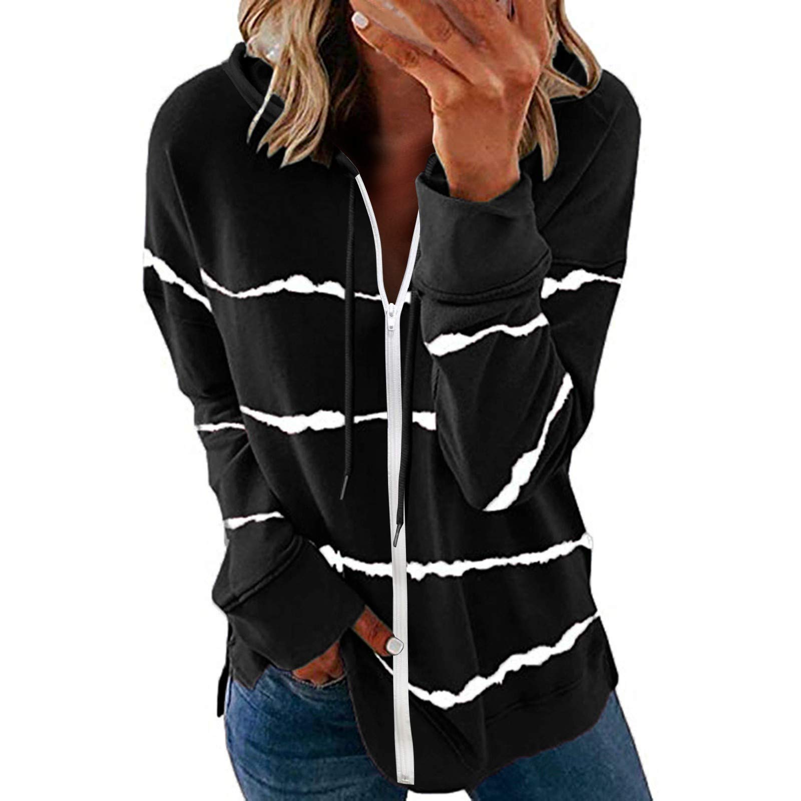 Vedolay Women's Long Sleeve T-Shirt - Casual Cartoon Hoodie Pullover with Crewneck, Soft & Loose Fit - Perfect for Everyday Wear, Lounge & Street Style Fashion