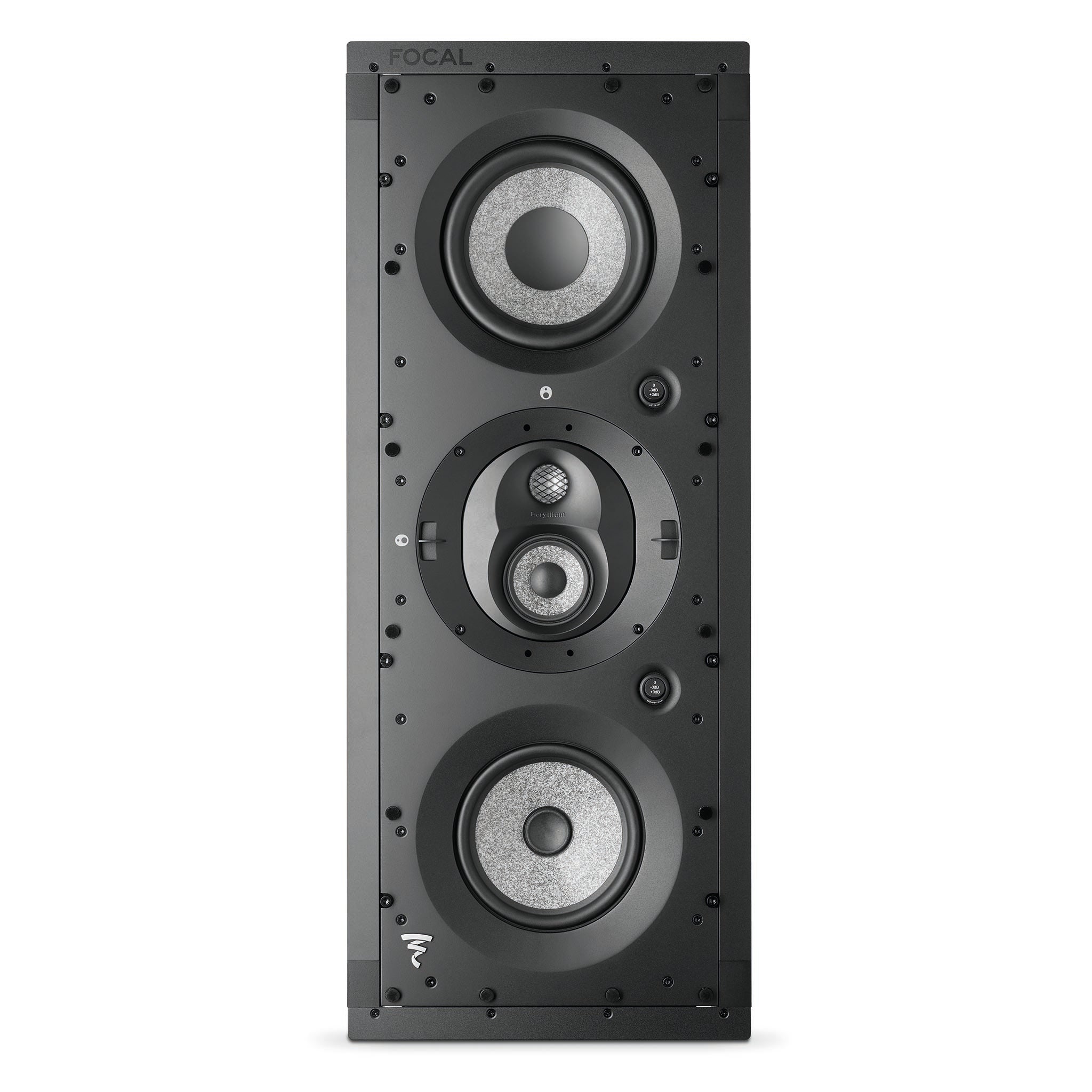 Focal 1000 IWLCR6 In-Wall Speaker - High Performance Home Theater Audio System for Living Room, Bedroom, and Home Cinema Installation (Single Unit)