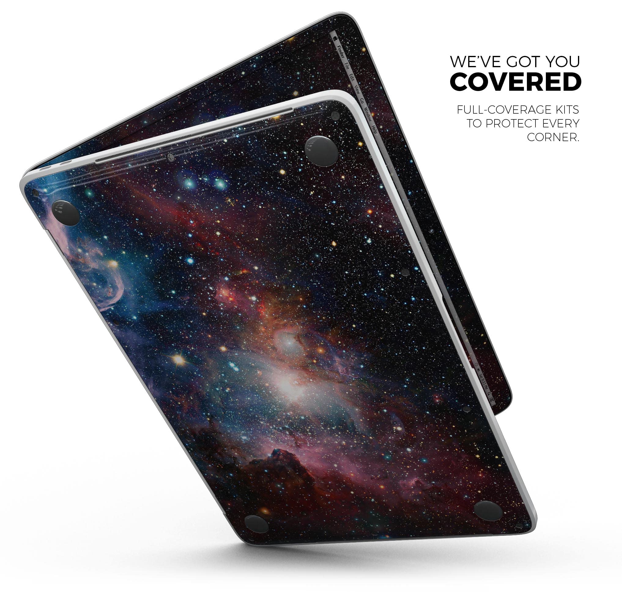 Neon Supernova Space Explosion V2 Full-Body Protective Skin for MacBook Air 13