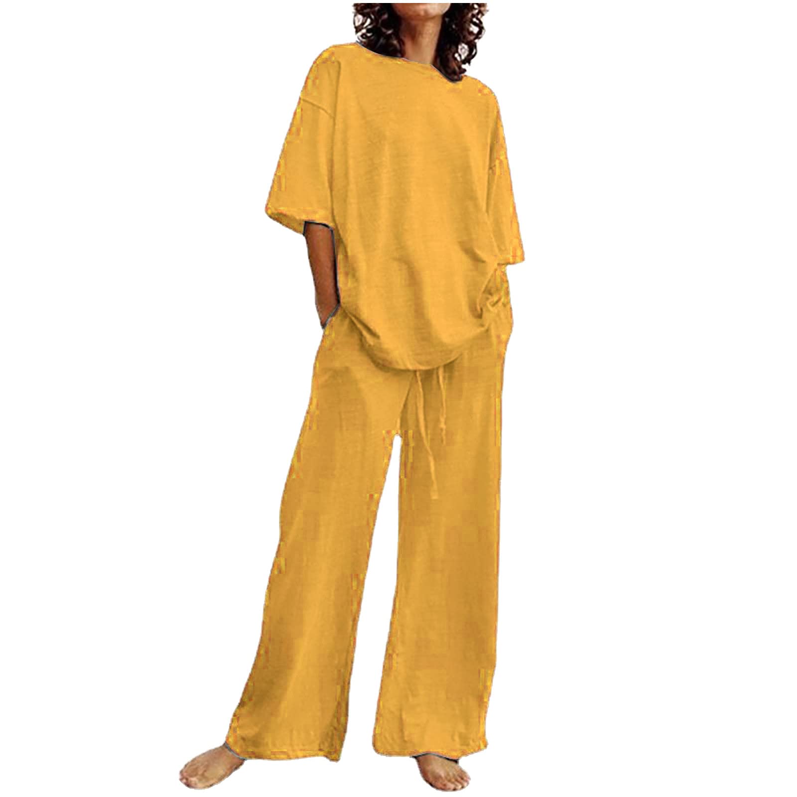 Women's 2-Piece Knit Lounge Set - Cozy Sweater & Joggers Outfit for Fall, Plus Size Blue Knitted Dress Set | Perfect for Holiday Attire, Relaxing at Home & Casual Outings