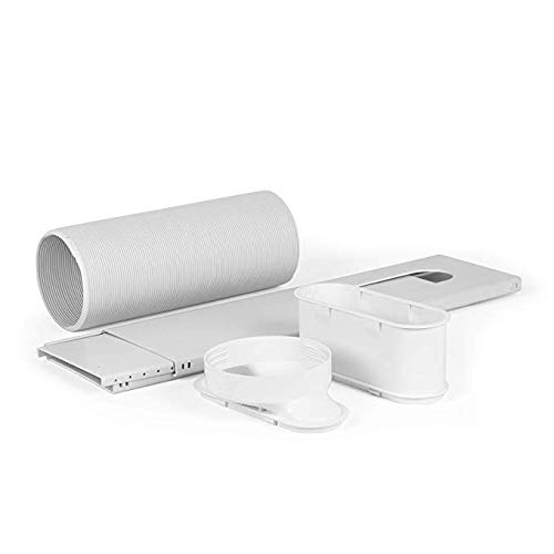 Portable Air Conditioner Window Kit with 6 Inch Exhaust Hose - Perfect for Bedrooms, Offices & Small Spaces Cooling Solution