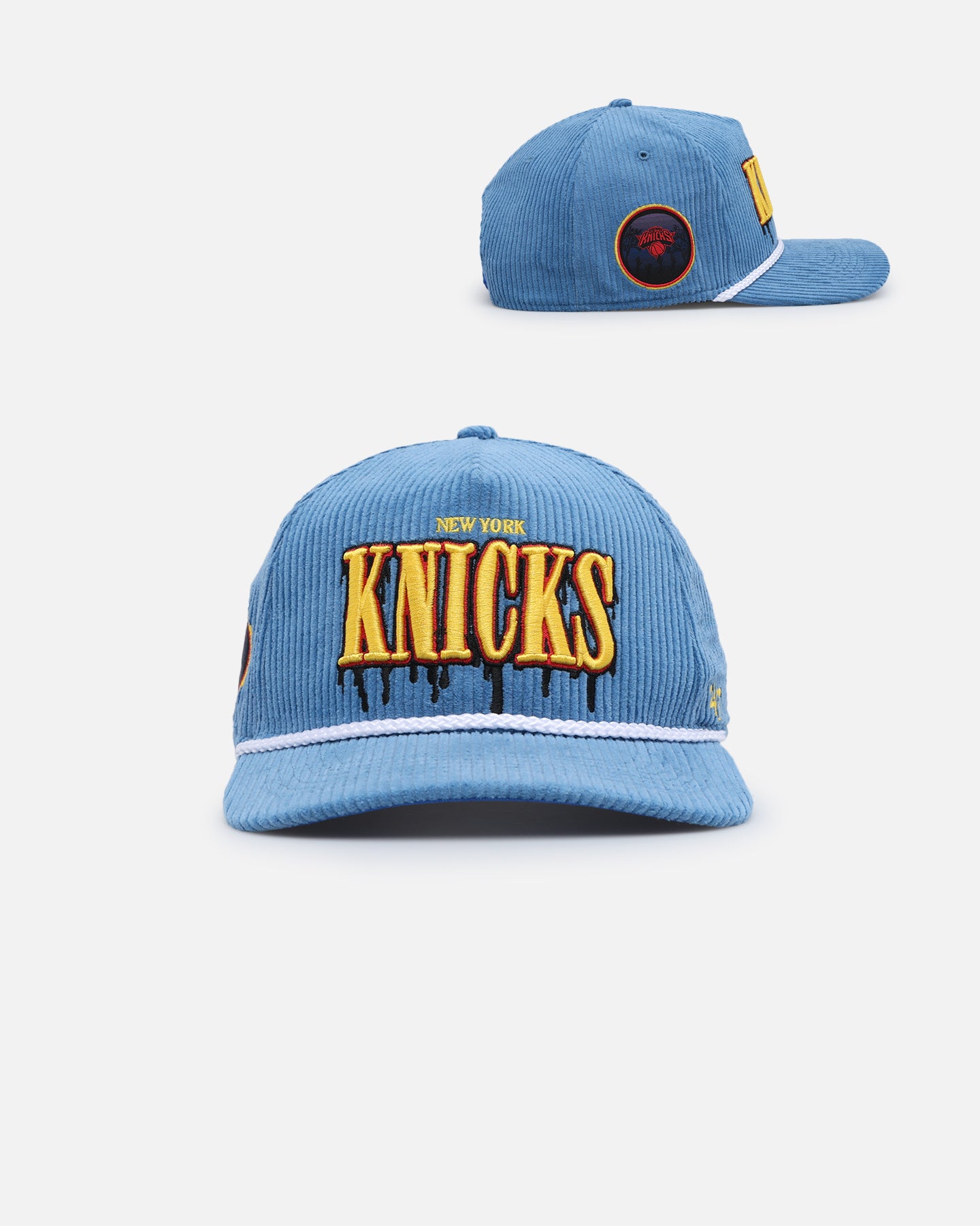 New York Knicks 47 Brand Slasher Hitch Snapback Montego Hat - Official NBA Team Logo Cap for Men & Women, Perfect for Basketball Games, Streetwear Fashion and Sports Fans