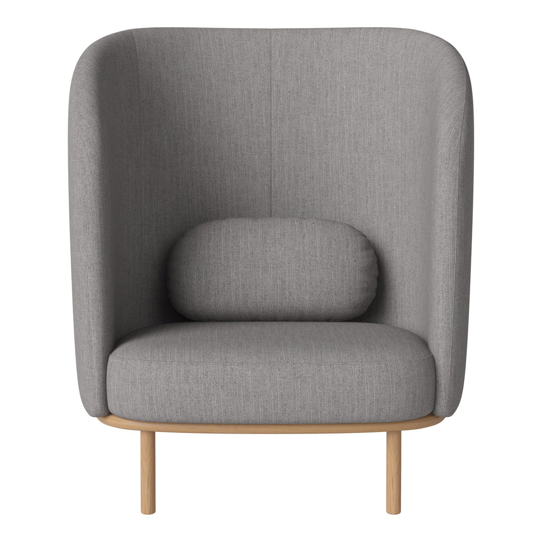 Fuuga Modern Nesting Armchair Set of 2 - Space Saving Stackable Lounge Chairs for Small Living Room, Bedroom or Office - Comfortable Accent Seating for Home Decor