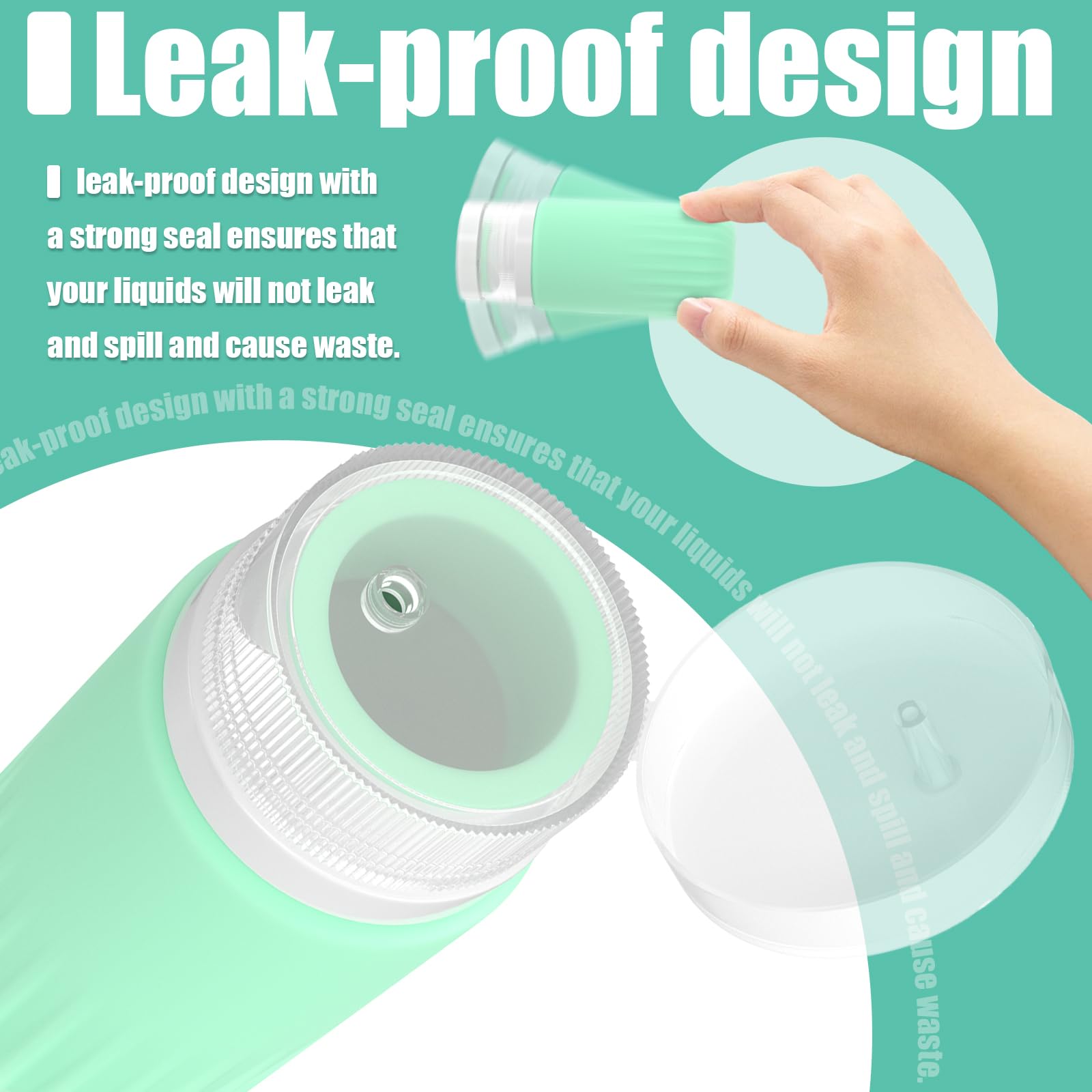 16 Pack TSA Approved Travel Bottles Set - BPA Free Leakproof Silicone Toiletry Containers for Shampoo, Conditioner, Lotion & Body Wash | Perfect for Air Travel, Gym, Camping & Vacation Essentials