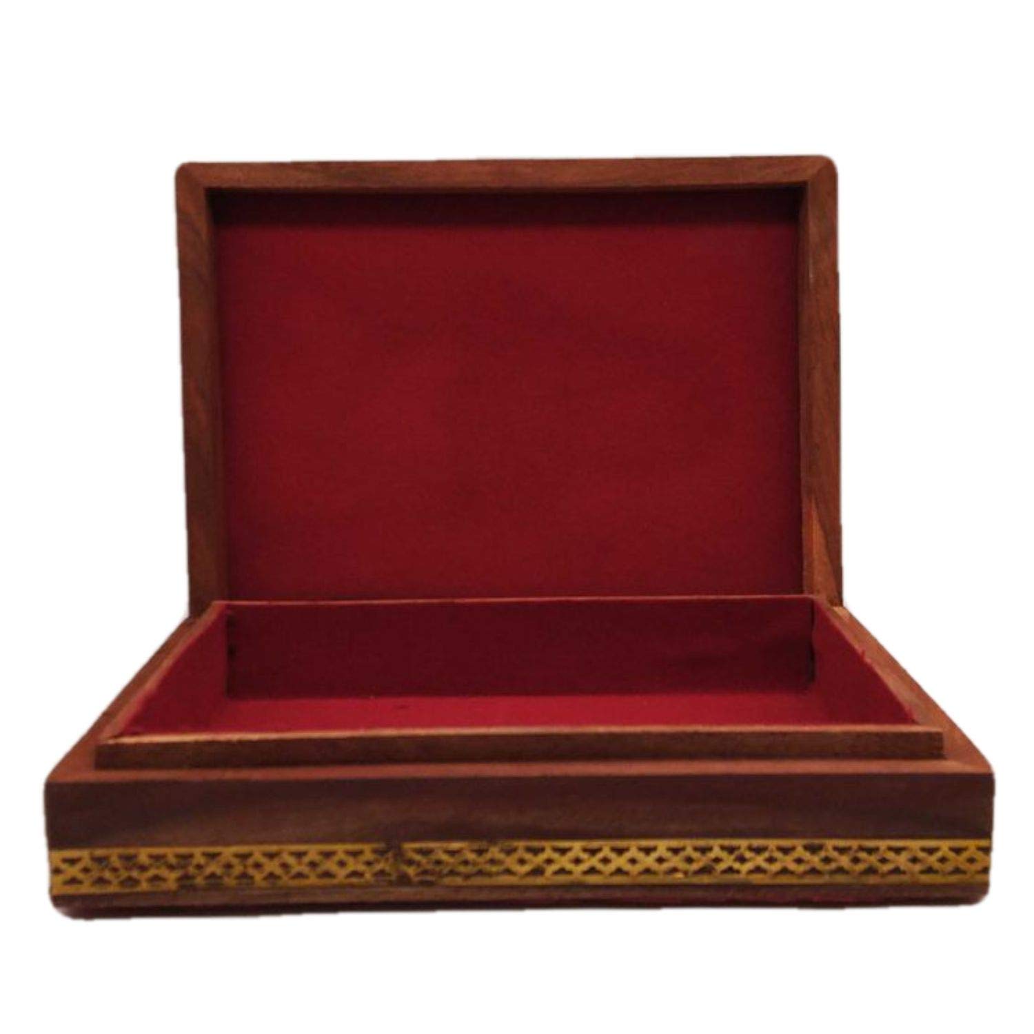 Handmade Jewelry Organizer Box for Women - Award-Winning Indian Artisan Crafted Jewelry Storage Case - Perfect Gift for Birthdays, Anniversaries & Home Decor