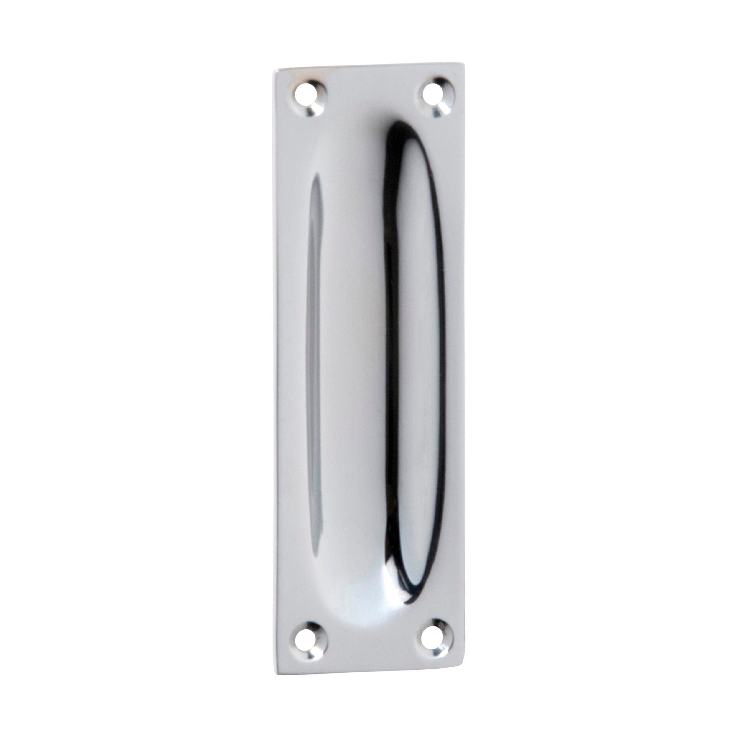 Classic Small Chrome Plated Sliding Door Pull Handle - 1588 Series (H88xW28mm) - Perfect for Closet Doors, Cabinet Doors & Room Dividers