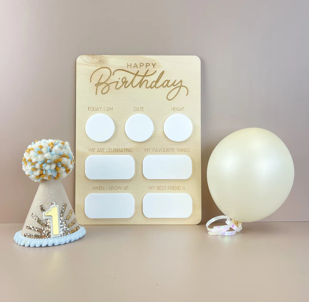 Customizable Reusable Birthday Board Sign - Personalized Party Decor for Birthdays, Anniversaries & Celebrations | Perfect for Home, Office & Outdoor Events