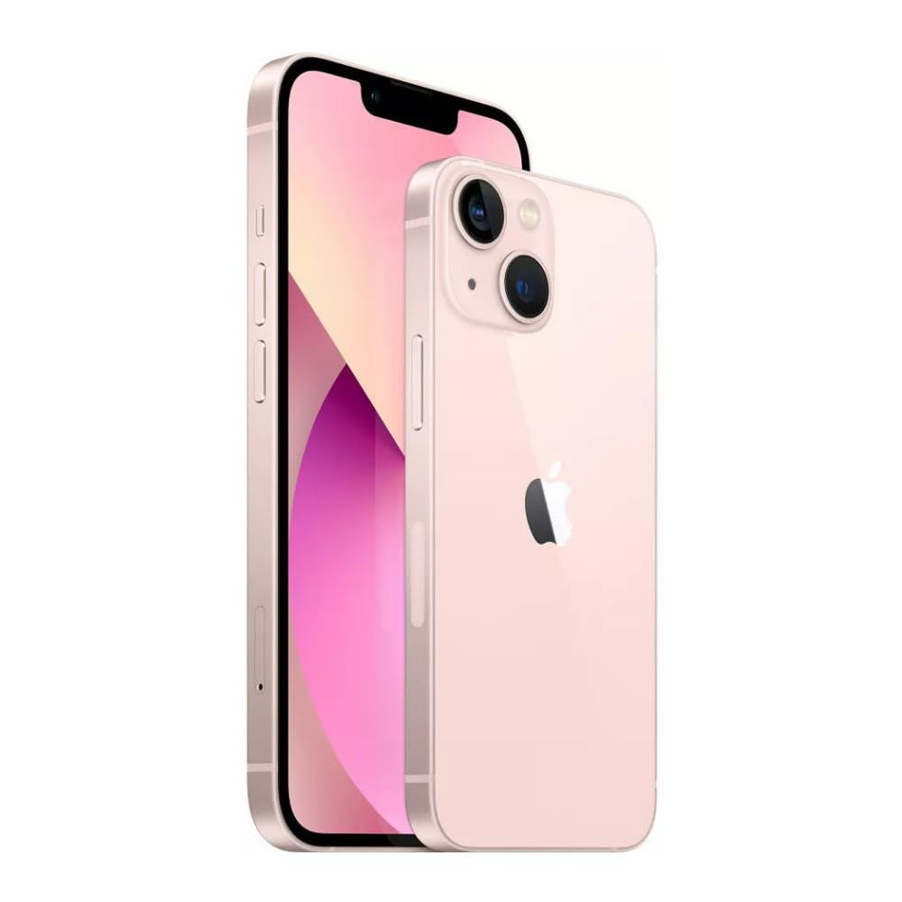 Apple iPhone 13 128GB Unlocked Smartphone - Pink (Renewed/Refurbished) | Perfect for Travel, Business & Everyday Use