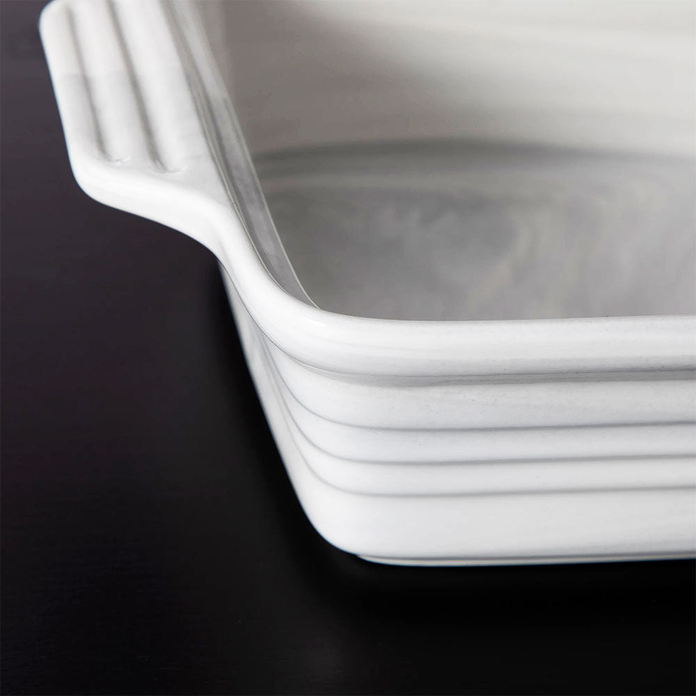 Maddox Covered Rectangular Casserole Dish - 3QT Oven Safe Baking Pan with Glass Lid - Perfect for Casseroles, Lasagna & Holiday Cooking | Microwave & Dishwasher Safe