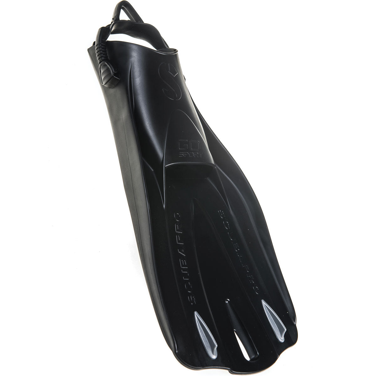 Scubapro GO Sport Black Snorkeling Fins - Lightweight & Comfortable for Scuba Diving, Snorkeling & Swimming - Perfect for Travel & Water Sports Enthusiasts