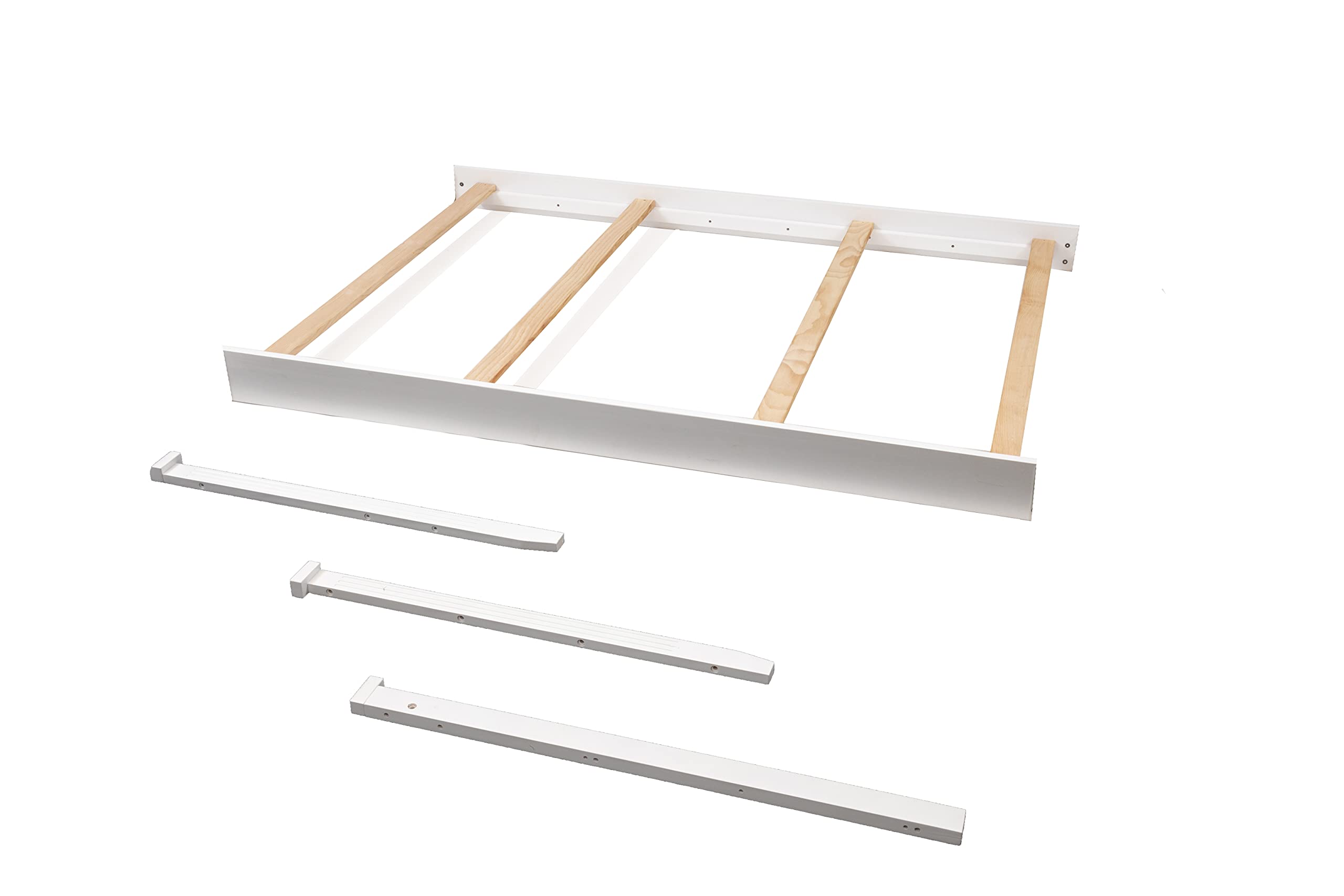 Full Size Conversion Kit Bed Rails for Sorelle Crib with Changer Combos | Compatible with Berkley, Princeton/Tuscany, Verona & Vista Elite Cribs | White Finish | Perfect for Nursery Upgrades & Toddler Bed Safety