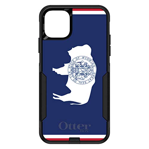 Wyoming State Flag On Black Case