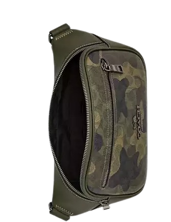 Coach Elias Belt Bag In Signature Camo Print - Stylish Crossbody Waist Pack for Women | Perfect for Travel, Shopping & Outdoor Activities