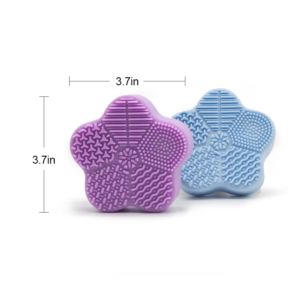 2 Pack Paint Brush Cleaning Pad - Reusable Brush Cleaner Mat for Acrylic, Oil & Watercolor Paints - Perfect for Artists & DIY Projects