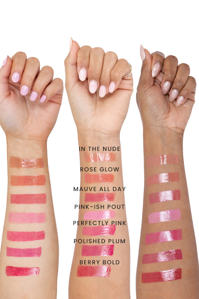Pink Lily Beauty Blooming Gloss Tinted Lip Oil - Berry Bold Hydrating Lip Gloss for Women | Perfect for Everyday Wear, Date Night & Special Occasions