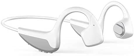 YOUOOK Open-Ear Bone Conduction Bluetooth Headphones V5.0 - Wireless Sports Headset with Mic, IPX5 Sweatproof - Perfect for Running, Cycling, Gym Workouts & Driving - Stay Aware of Surroundings Safely