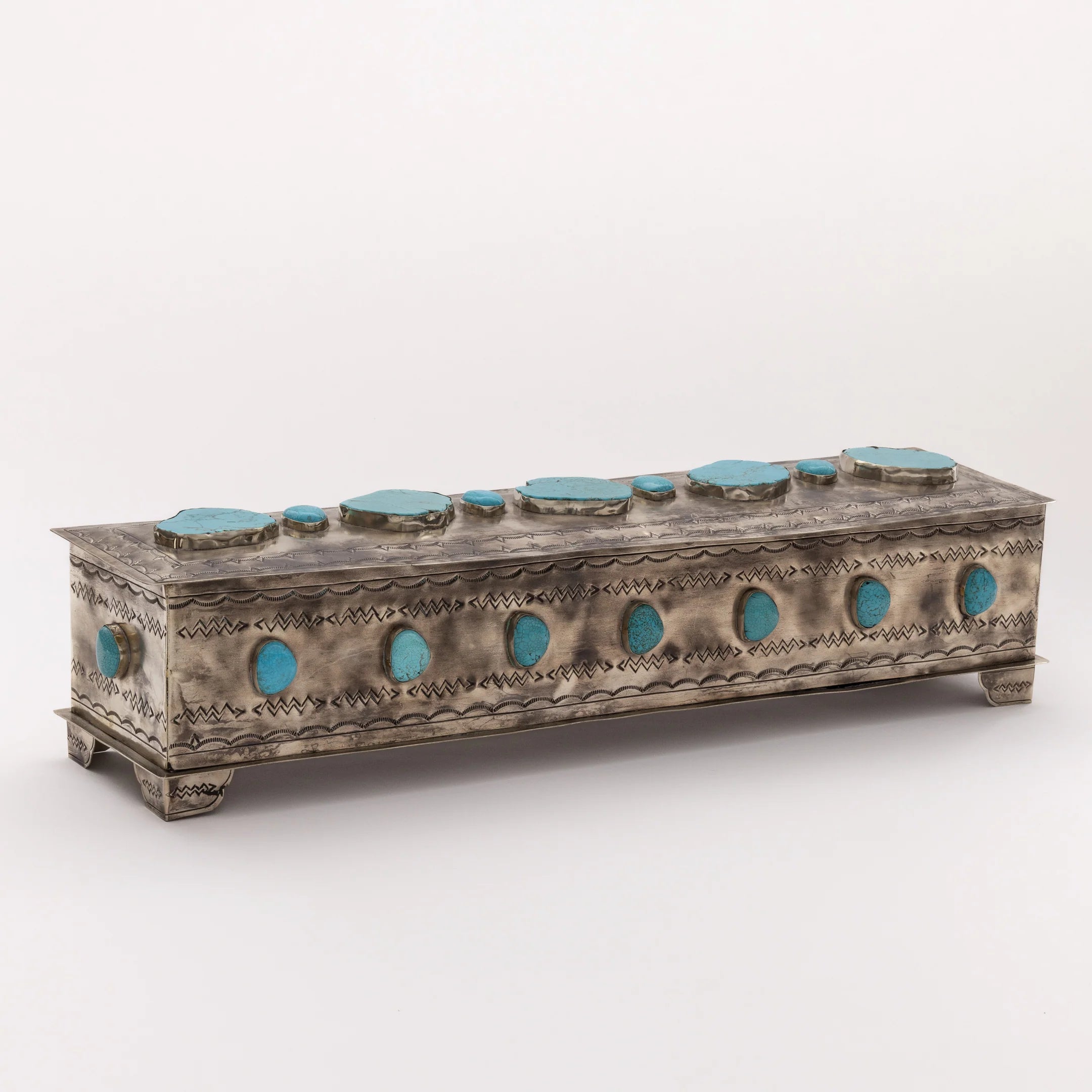 Exquisite Turquoise Jewelry Box - Handcrafted Wooden Mantle Keepsake Box for Rings, Necklaces & Treasures - Perfect for Home Decor, Wedding Gifts & Jewelry Storage