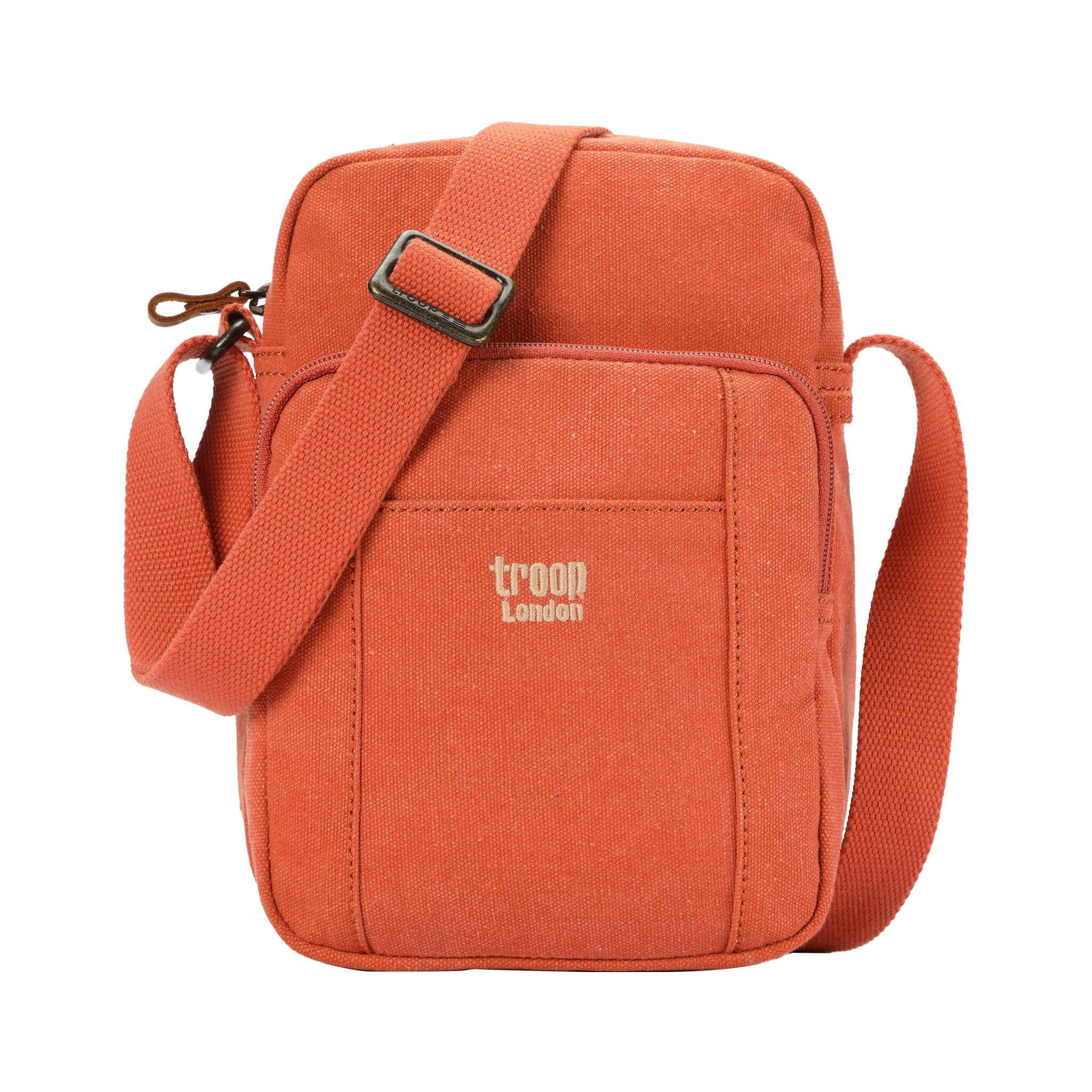 TRP0370 Troop London Classic Canvas Crossbody Bag for Men & Women - Stylish & Durable Everyday Shoulder Bag for Work, Travel & Casual Outings