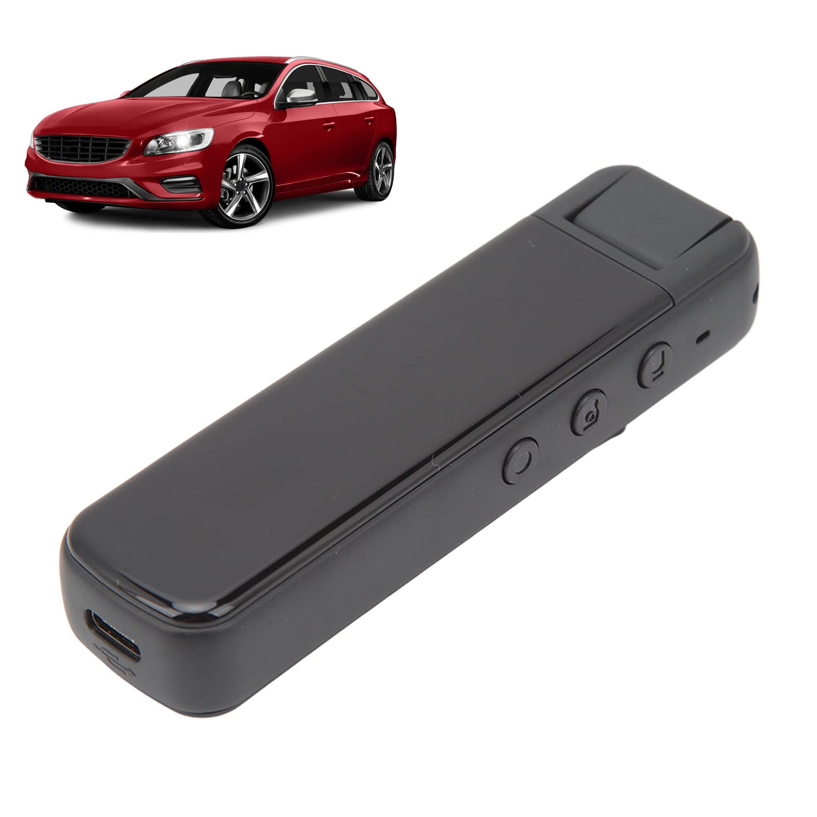 Aramox 1080P Body Mounted Camera with Night Vision, 180° Rotating Lens, Loop Recording & Motion Detection - Portable Camcorder for Car, Cycling, Security & Outdoor Adventures