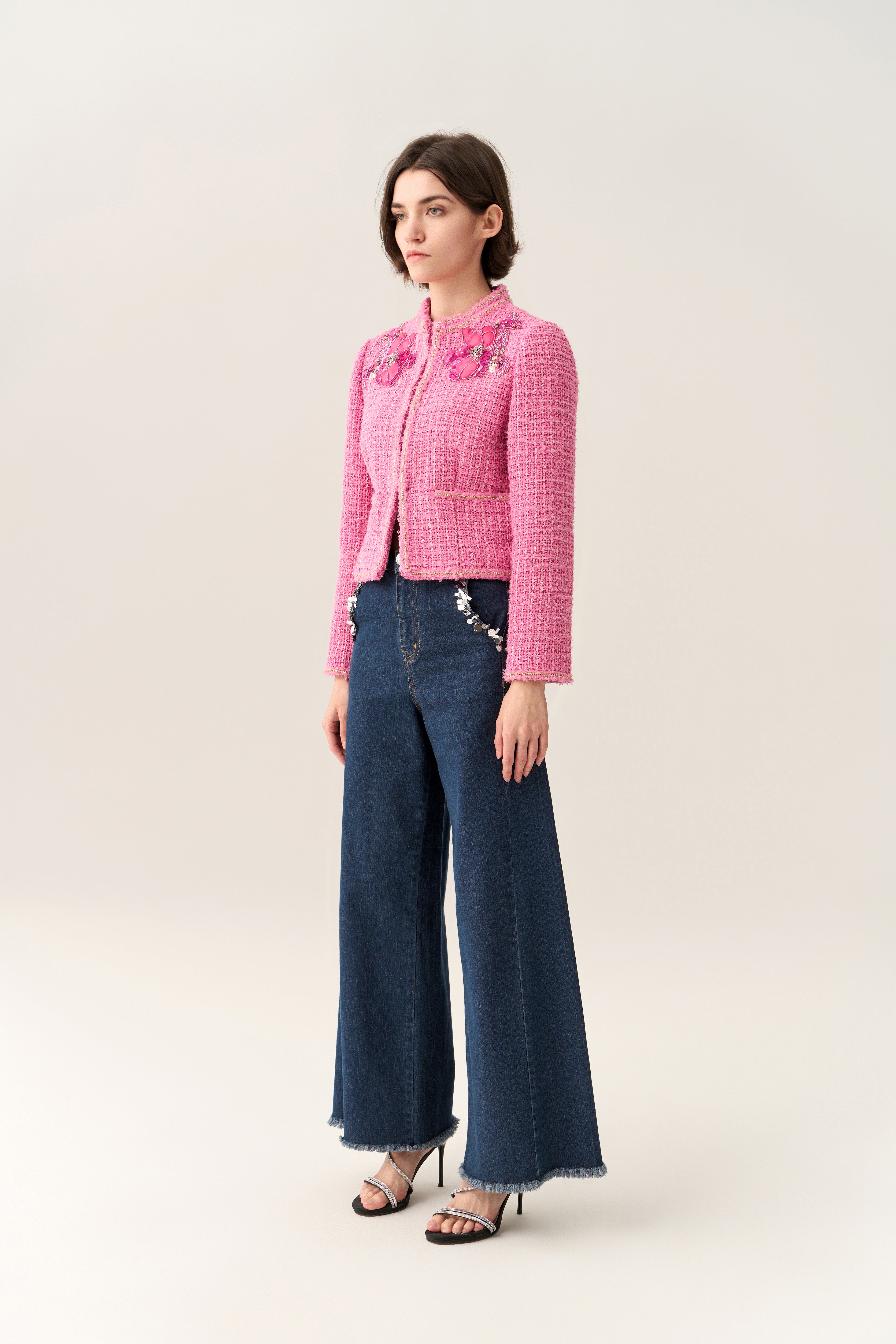 Stylish Vibrant Cropped Jacket for Women - Trendy Party & Festival Outfit - Perfect for Concerts, Night Out & Special Events