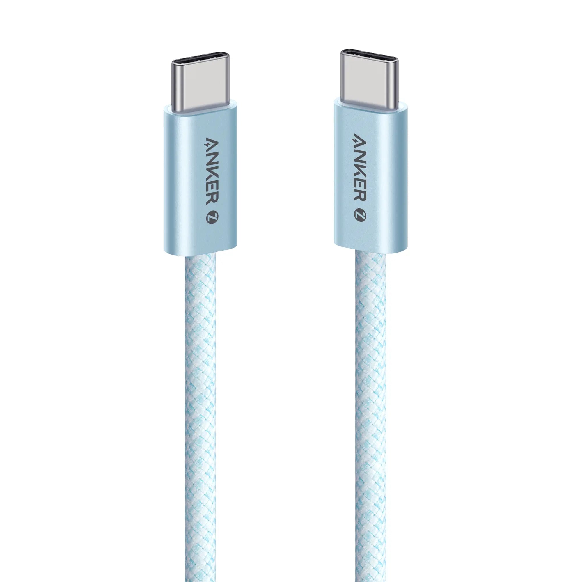 Anker Zolo 240W USB C to USB C Fast Charging Cable (6ft) - Nylon Braided, PD Compatible for MacBook Pro, iPad, iPhone 15, Galaxy S23 - Perfect for Home, Office & Travel Charging