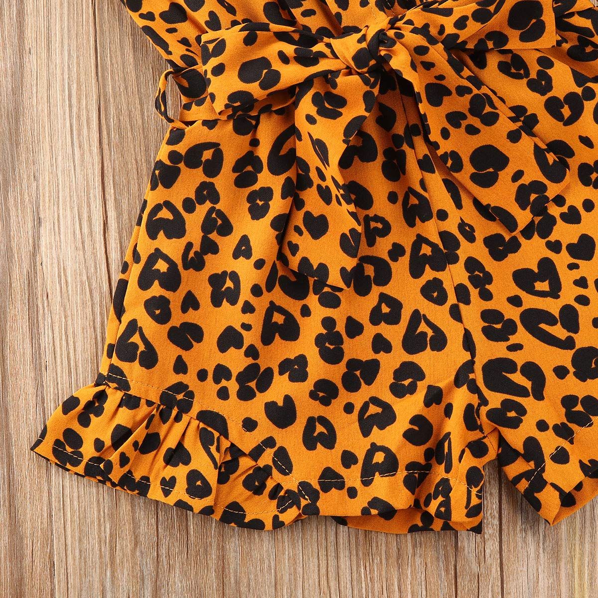 Adorable Heart Print Toddler Romper Jumpsuit - Cute Baby Girl Suspender Playsuit for Summer & Holidays | Perfect for Birthday Parties, Family Photos & Outdoor Play