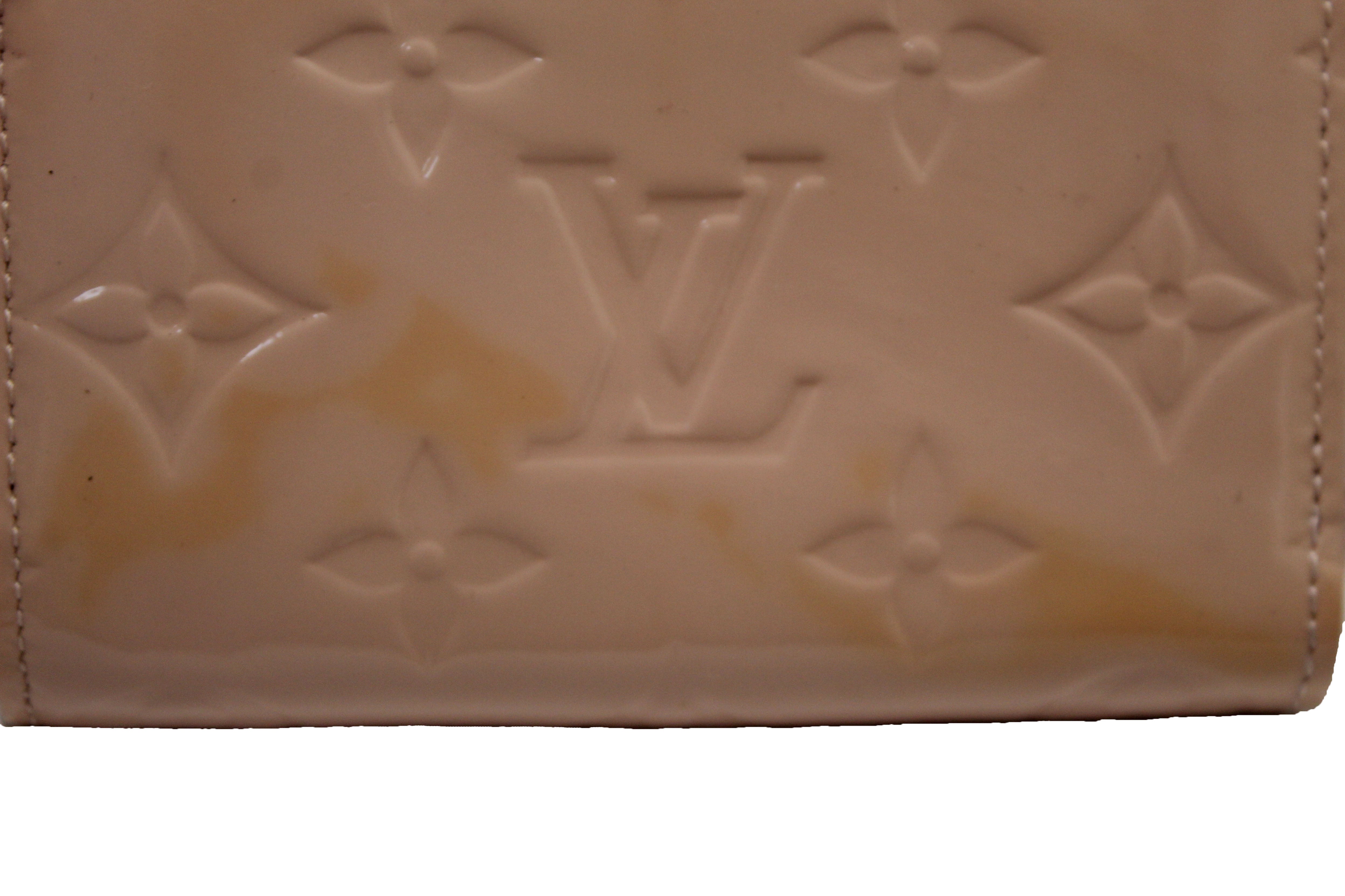 Authentic Louis Vuitton Rose Monogram Vernis Leather Zippy Coin Purse Wallet for Women - Luxury Compact Card Holder for Everyday Use, Travel & Gifts