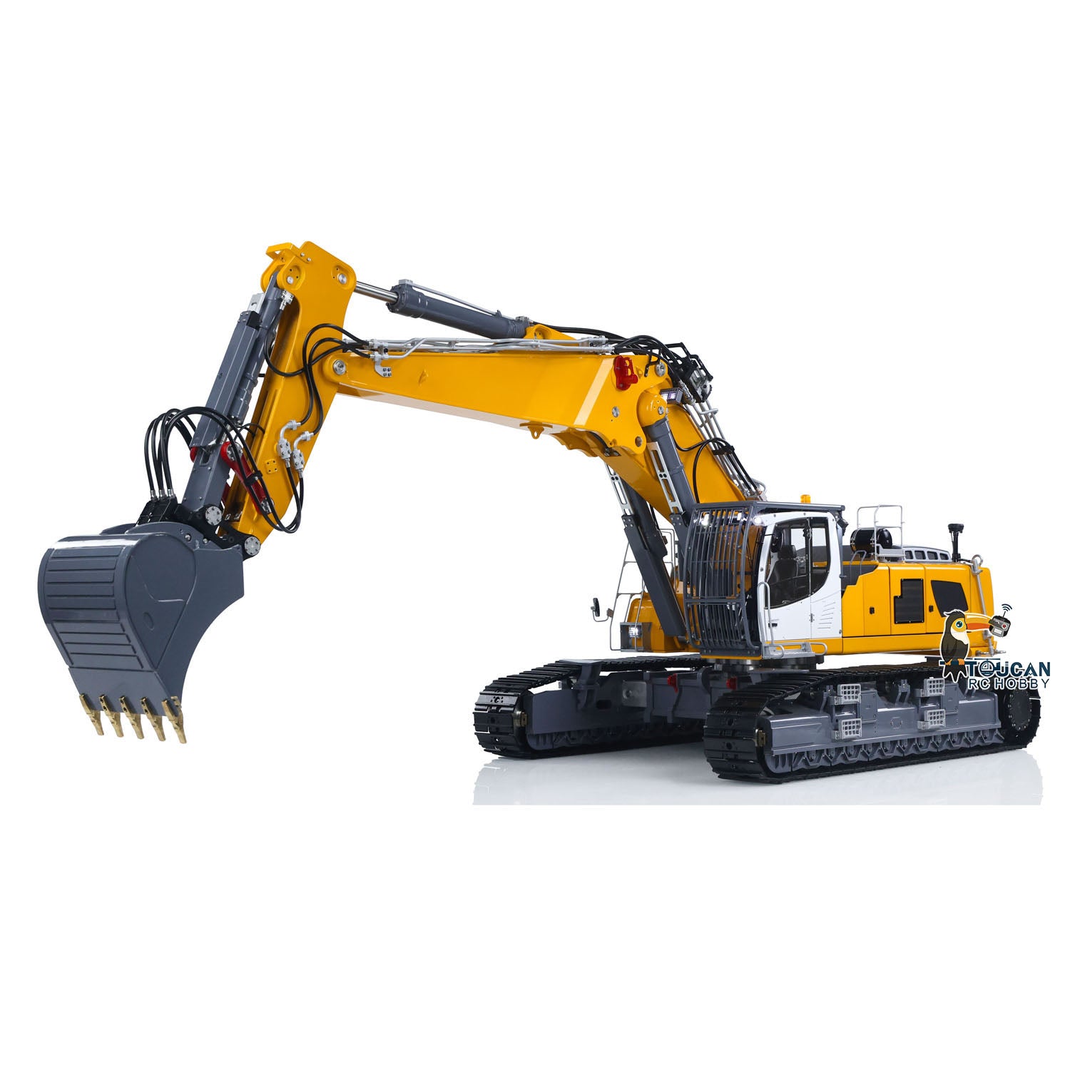 1/14 Scale Heavy Duty RC Hydraulic Excavator - LESU LR960 Remote Control Construction Digger Toy for Adults & Kids | Outdoor Play, Construction Simulation, Backyard Digging, STEM Learning