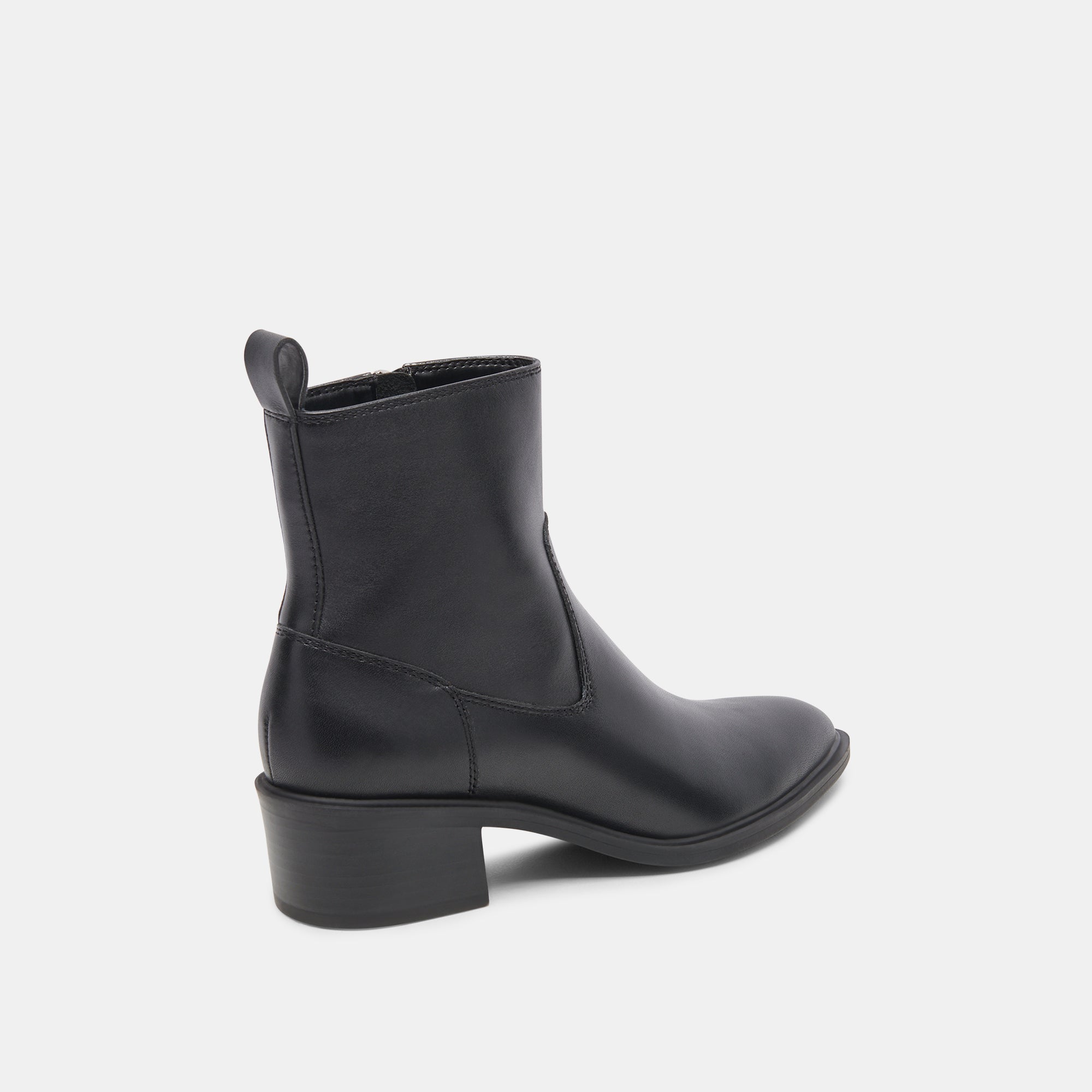 BILI H2O Waterproof Black Leather Booties for Women - Comfortable & Stylish Rain Boots for Outdoor, Hiking, and Daily Wear