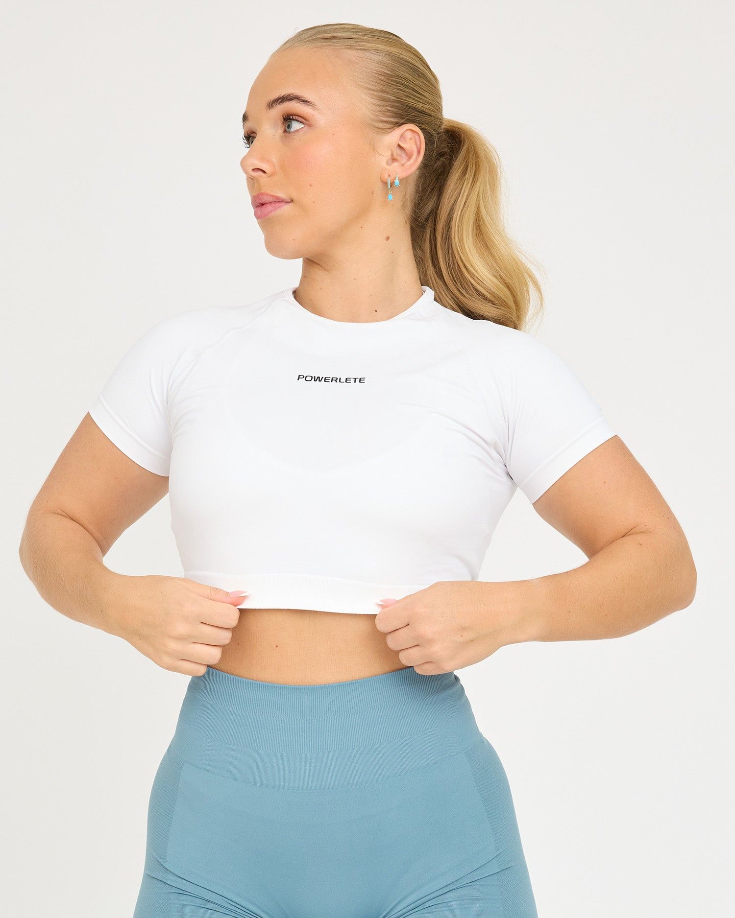 Evolve Seamless SS Crop Top - Women's Workout Shirt for Yoga, Running & Gym | Breathable Athletic Tank Top