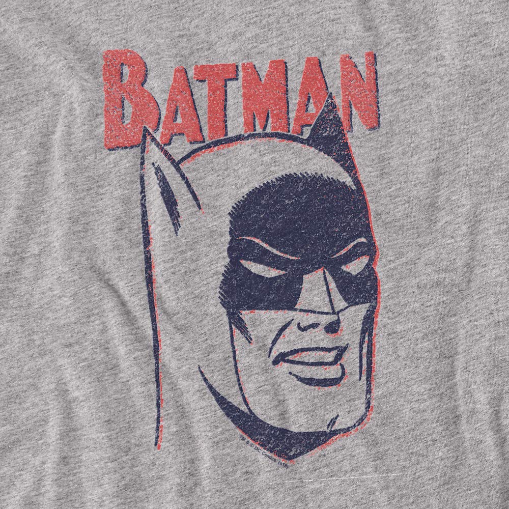 Batman Crayon Graphic T-Shirt for Women - Superhero Comic Style Cotton Tee - Perfect for Cosplay, Comic Con & Casual Wear