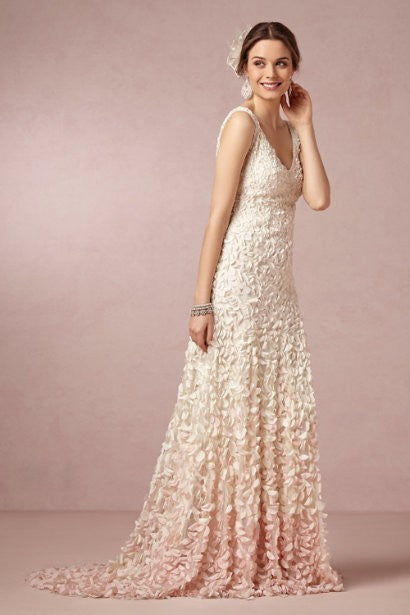 BHLDN Theia Emma Gown - Elegant Lace Wedding Dress with Long Sleeves for Brides | Perfect for Church Ceremonies & Formal Weddings
