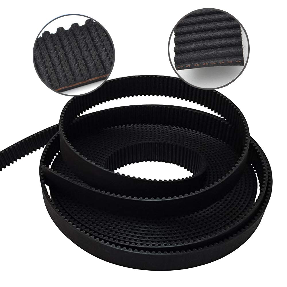 HTD3M Timing Belt 20 Meters Open-Ended Rubber Belt 15mm Width 3mm Pitch Arc Tooth for 3D Printer CNC Machine Parts - Perfect for DIY Repairs and Industrial Automation Projects