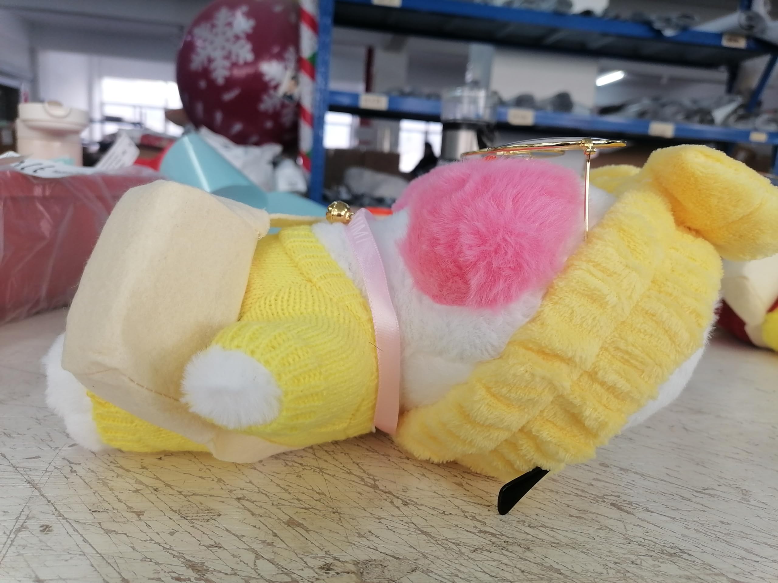 Cute Yellow Duck Plush Toy 30cm - Korean Soft Doll for Kids, Surprise Gift for Birthdays & Playtime